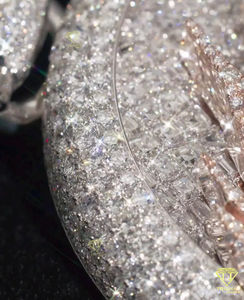 Pendentif Hip Hop glacé pendentif VVS Moissanite argent sterling 925 bijoux faits main personnalisés - Product Image 6