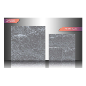 Phật Sơn gạch đá cẩm thạch 600x600mm kết cấu vô hạn hiện đại bóng sàn đá cẩm thạch ốp tường phòng khách nhà bếp sứ gạch men - Product Image 5