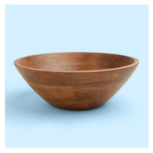 Fournisseur de l'usine, bol de service décoratif rond en bois d'acacia, bol de service, vaisselle pour la maison et la cuisine au prix de gros - Product Image 6