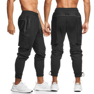 Pantalones Cargo Unisex, Estilo Urbano, Pantalones Utilitarios de Cintura Alta, Multibolsillos, Ajuste Holgado, Proveedor Mayorista con Logotipo Personalizado OEM - Product Image 2