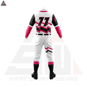 Fournisseur d'usine en gros – Nouveaux uniformes de baseball pour hommes imprimés par transfert thermique, haute qualité, sur mesure, séchage rapide, respirants - Product Image 4