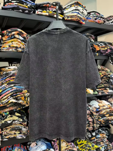 Camisetas de cuello redondo para hombres de Estados Unidos Y2K camisetas gráficas de calle Vintage lavadas de gran tamaño 100% algodón suave y rentable - Product Image 2