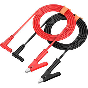 20A 100cm Copper Conductor PVC Alligator Clip Banana Plug Test <b>Cable</b> Lead Connector Dual Probe 4mm Multimeter Measure Tool 1000V - Product Image 1