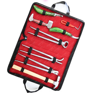 Herramienta Farrier de calidad, Kit de herramientas para recortar pezuñas, recortadora de pezuñas, herramienta de corte de remache, cortador de caballo equino y recogedor de martillo - Product Image 1