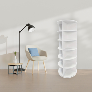 Zapatero giratorio PB MDF giratorio con diseño minimalista moderno para muebles para el hogar, sala de estar y dormitorio - Product Image 5