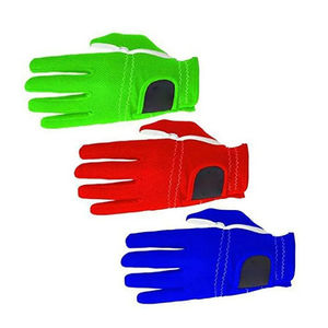 Vente chaude 100% gant de golf en cuir blanc perle en peau de mouton véritable avec logo brodé personnalisé utilisation sportive respirante - Product Image 6