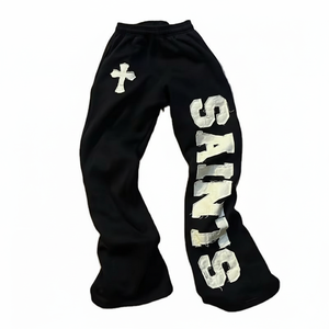 Pantalones Deportivos Casuales para Hombre y Mujer, Bordado Desgastado, 100% Algodón Felpa, 450 g/m², en Varios Colores, Calidad Pura a Precio Razonable - Product Image 6