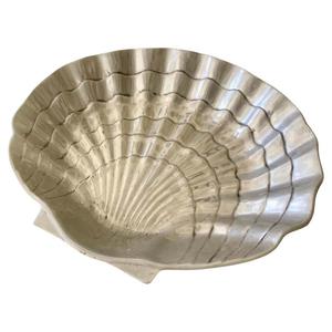 Home Accessories Decorative Shell Bowl <b>Tabletop</b> Fruits <b>Display</b> Shell Design Dish Metal Bowls Food Contact Safe - Product Image 1