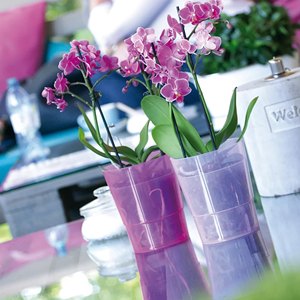 COUBI ORCHID 1.1L. pot de fleurs, dimensions (mm) 125x125x147, couleur rose mat - Product Image 4