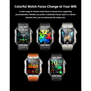 Reloj Inteligente MT62 con Pantalla IPS de 50 mm, Monitor de Frecuencia Cardíaca y Oxígeno en Sangre, Rastreador de Actividad Física Unisex para Exteriores, Carga Magnética - Product Image 2