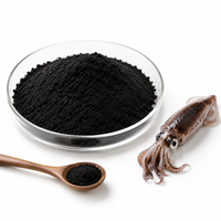 Poudre d'encre de seiche naturelle en gros, colorant alimentaire noir, additif alimentaire, approvisionnement en vrac pour pâtes et boulangerie