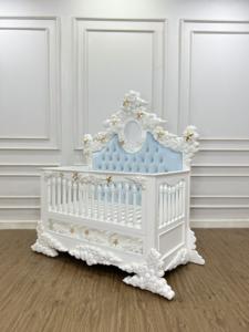 Cunas de madera indonesias para bebés, hechas de madera maciza con diseño personalizado - Product Image 3