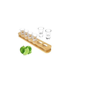 Vente en gros support en verre en bois avec support en verre bougie décorative intérieure extérieure et utilisation artisanale pour l'artisanat naturel - Product Image 2