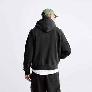 Ensemble de sweat à capuche personnalisé pour hommes survêtement deux pièces avec broderie en polaire 350 g/m² survêtements vente en gros pour hommes sérigraphie - Product Image 6