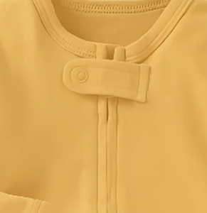 Mameluco orgánico directo de fábrica para bebé, ropa infantil ecológica cómoda, estilo Footie frontal con cremallera para niños pequeños, monos - Product Image 3