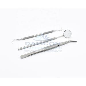 Kit de examen dental oral profesional de acero inoxidable, pinzas de cirugía médica en diferentes tamaños - Product Image 1