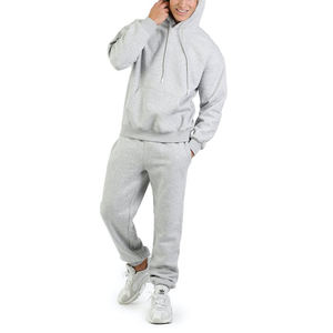 2025 Pantalon de survêtement épais en coton épais 100 avec logo personnalisé Survêtement à capuche 500gsm épais français éponge Baggy Fit Survêtements pour hommes - Product Image 3