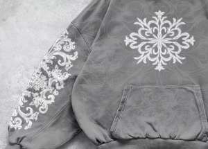 Dernier design 2026, sweat à capuche zippé personnalisé 450 g/m² pour homme, streetwear de haute qualité, sweat à capuche ninja uni en coton zippé pour homme - Product Image 2