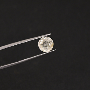 Pierres précieuses rondes facettées en rutile doré naturel de qualité AAA de 7 mm, calibrées, en vrac, pour la fabrication de bijoux - Product Image 4