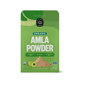 Polvo de Amla Orgánico FGO (Amalaki), 100% Crudo de la India, 16oz - Product Image 1