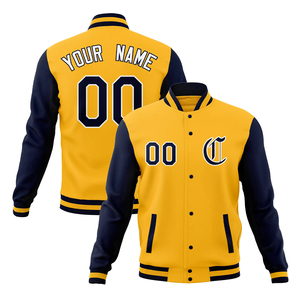 Abrigo de algodón informal cortavientos con soporte de invierno ligero personalizado para hombre, abrigos de béisbol largos de talla grande con letras de poliéster personalizados - Product Image 5