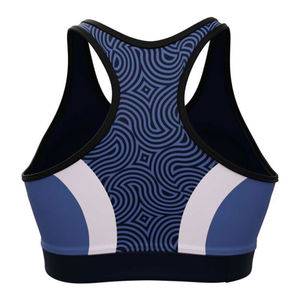 Sujetador deportivo de Yoga para mujer con logotipo personalizado 2024, cómodo, transpirable, push-up, entrenamiento, ejercicio, sublimación, personalización - Product Image 3