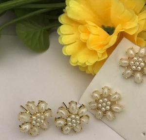 Pendientes con estilo de la mejor calidad Pendientes de perlas reales CZ Joyería de moda Bodas y fiestas para mujeres y niñas - Product Image 2