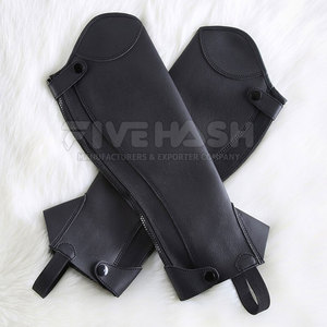 Durable Equestrian Half Chaps For <b>Horse</b> Riding <b>Stable</b> Work Outdoor Riding And Daily Practice - Product Image 3
