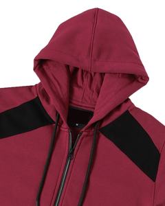 Sudadera con Capucha para Hombre, Estilo Casual, con Bolsillos de Parche Bordados, Cierre de Cremallera y Cordón Ajustable, Estampado Invernal en Felpa Francesa de Algodón - Product Image 3