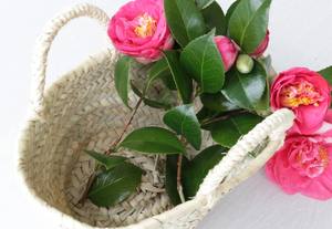 Sac en paille, panier à fleurs, panier pour demoiselles d'honneur, sac pour demoiselles d'honneur, petit sac en paille, panier en paille, sac d'été - Product Image 2