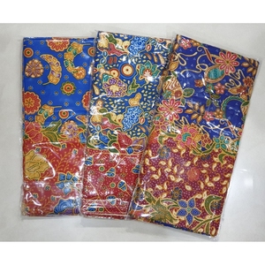 Tela de Batik de Malasia 100% Algodón, 118cm x 180cm, Diseño Floral Impreso a Máquina, Material para Ropa Étnica - Product Image 5