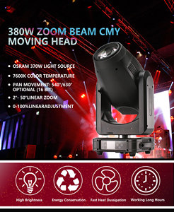 Cabeza Móvil Clay Paky <span class=keywords><strong>OSRA</strong></span> 3 en 1 de 380W con LED RGBW a Prueba de Agua IP, con Prisma DMX512 para Iluminación de Bodas - Product Image 6