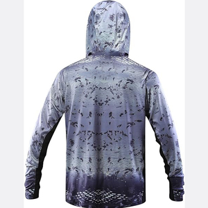 Sublimation personnalisée Upf 50 + Performance chemises de pêche à séchage rapide à manches longues respirant vêtements de protection solaire grande taille pour hommes - Product Image 6