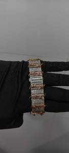 Bijoux Hip Hop élégants en acier inoxydable à réglage invisible VVS Iced Out Diamond Watch Baguette Lab Grown Watch pour hommes et femmes - Product Image 4