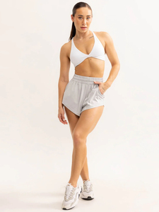 Shorts Deportivos para Mujer al por Mayor con Logotipo Personalizado, Diseño de Cintura Alta, Secado Rápido, Transpirables, para Correr, Gimnasio y Yoga - Product Image 5