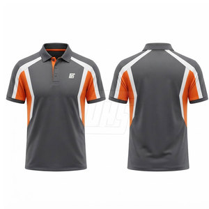 Polo de golf pour hommes, nouvelle saison, tissu extensible doux, haut de sport respirant, vêtements de sport pour l'entraînement au golf et les sports de plein air - Product Image 3