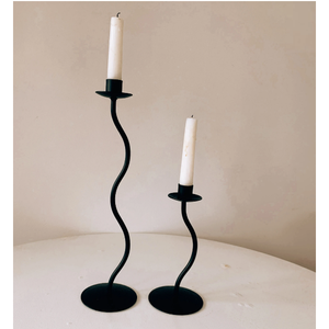 Soporte de vela de metal negro para el hogar, hoteles o restaurante, portavelas de estilo más nuevo, propósito decorativo - Product Image 6