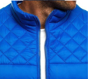 Veste matelassée à capuche pour homme, style streetwear, personnalisable, pour l'hiver et l'été, avec fermeture éclair frontale, en toile de haute qualité, vente en gros - Product Image 6