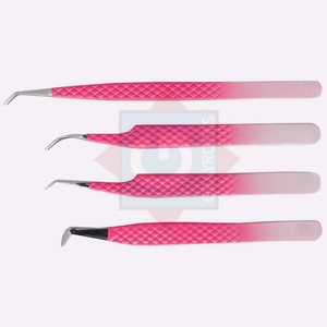Private Label Eyelash Extension 90 Degree Color colorful Tweezers Volume Lash Extensions Tweezers - Product Image 2