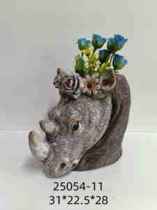 Pot de fleurs en résine girafe charmant en gros, polyvalent pour l'intérieur et l'extérieur, décoration de jardin, parfait pour les fêtes et les cadeaux de vacances - Product Image 5