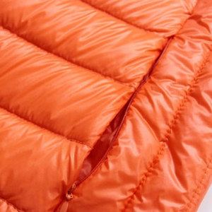 Wholesale <b>Light</b> Warm Custom Logo Nylon Black Hooded Winter Bubble Puffer <b>Jackets</b> Coat For Men - Product Image 3