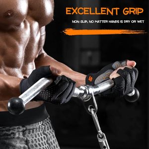 Suestar <b>Half</b> Finger Lightweight PU Material Gym Fitness Gloves Mesh Breathable Non <b>Slip</b> Training Weight Lifting Buckle Closure - Product Image 3
