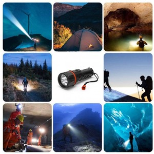 Torcia in gomma a 3 LED super luminosa e resistente (Velamp IRUB2LED) - Product Image 5