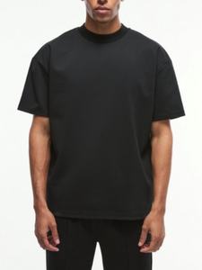 T-shirt long surdimensionné pour homme en coton 100% de qualité supérieure, couleur personnalisée, GSM personnalisé, vente en gros, streetwear, design vierge écologique - Product Image 3