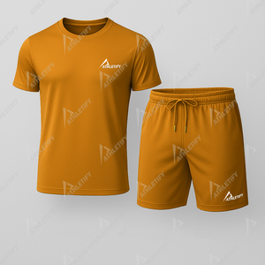 Vêtements de sport respirants en coton pour hommes, vêtements de sport durables, vente en gros, qualité supérieure, ensemble d'entraînement personnalisable, vêtements de sport. - Product Image 4