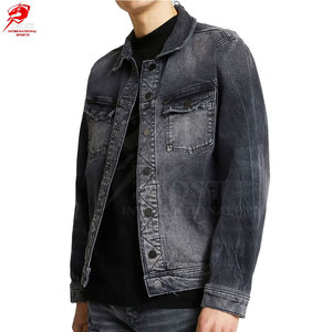 Vestes en jean classiques pour hommes, coupe structurée, vêtements de mode urbaine décontractée pour la collection de style streetwear moderne - Product Image 3