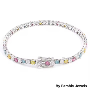 Indian Manufacture Luxury Designer Diamond <b>Bangle</b> Bracelet for a Modern and Chic Look for Worldwide Supply from India - Product Image 3