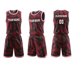 Maillots de basket-ball pour adultes, ensembles de survêtements universitaires, kits d'uniformes de basket-ball pour hommes, personnalisables, respirants, imprimés par sublimation - Product Image 1