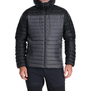 Nueva moda High Street Solid Men's Winter Puffer Jacket con capucha Stand Collar Cierre de cremallera Impermeable Ecológico Ropa de calle - Product Image 2