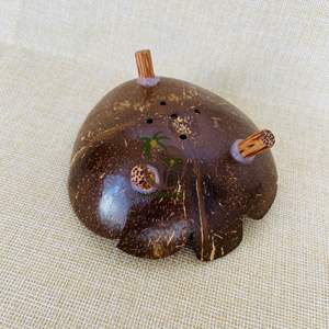 PORTE-PLATEAU À SAVON À LA NOIX DE COCO FAIT À LA MAIN PRIX BON MARCHÉ SAVON À COQUE DE NOIX DE COCO PLAT BIODÉGRADABLE/PORTE-SAVON ÉCOLOGIQUE À VENDRE - Product Image 4